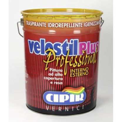 Immagine di Velostil plus professional - pittura stiroloacrilica traspirante/lavabile per interno, 15 lt                                                                                                                                                                                                                                                                                                                                                                                                                        