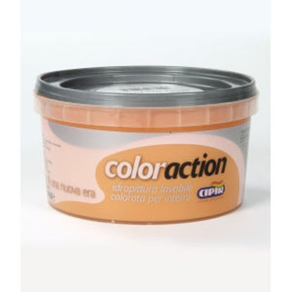Immagine di Coloraction - lavabile - pittura acrilica lavabile colorata per interno. terra marziana - 750 ml                                                                                                                                                                                                                                                                                                                                                                                                                    