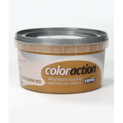 Immagine di Coloraction - lavabile - pittura acrilica lavabile colorata per interno. ocra gauguin - 750 ml                                                                                                                                                                                                                                                                                                                                                                                                                      
