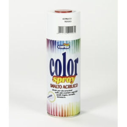 Immagine di Color spray - smalto acrilico spray, brillante per esterni e interni. rosso - 400 ml                                                                                                                                                                                                                                                                                                                                                                                                                                