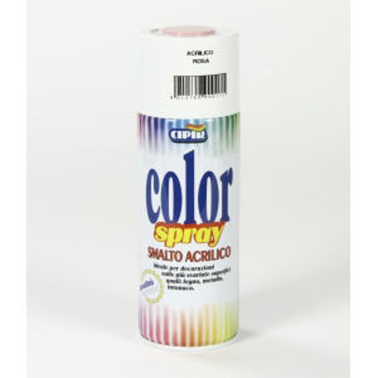 Immagine di Color spray - smalto acrilico spray, brillante per esterni e interni. rosa - 400 ml                                                                                                                                                                                                                                                                                                                                                                                                                                 