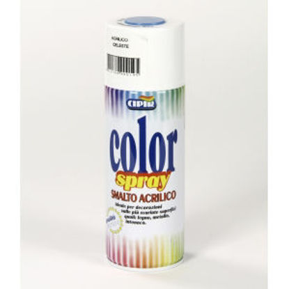 Immagine di Color spray - smalto acrilico spray, brillante per esterni e interni. celeste - 400 ml                                                                                                                                                                                                                                                                                                                                                                                                                              