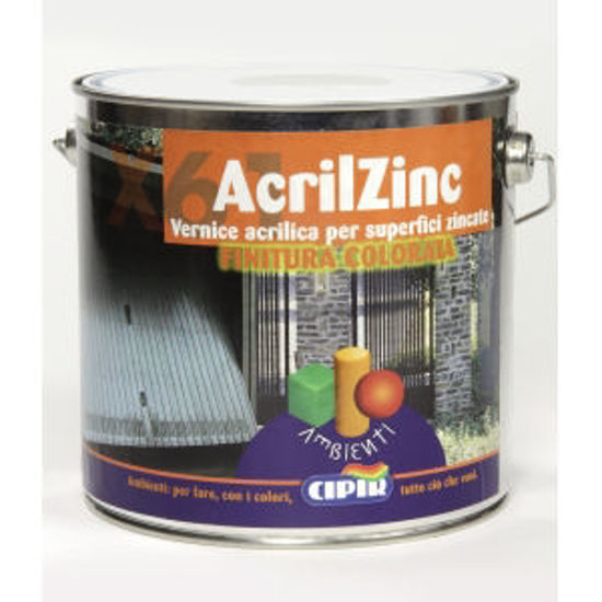 Immagine di Acrilzinc - vernice a smalto - antiruggine per tetti con coperture metalliche grigio perla - 2500 ml                                                                                                                                                                                                                                                                                                                                                                                                                