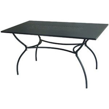 Immagine di tavolo giardino 'easy' in ferro, dimensione c.140x80 h.72                                                                                                                                                                                                                                                                                                                                                                                                                                                           