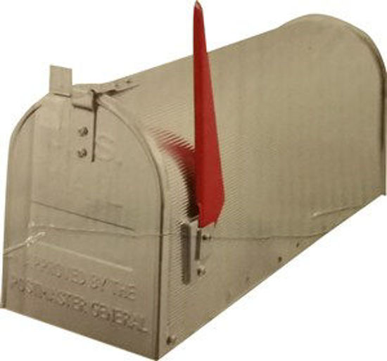 Immagine di cassetta postale americana in alluminio, misure cm. l.48 p.22 h.17                                                                                                                                                                                                                                                                                                                                                                                                                                                  