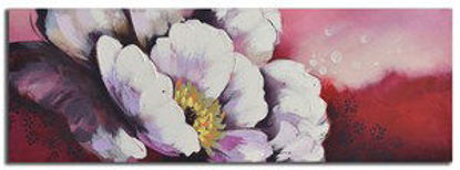 Immagine di Quadro ad olio cm.50x150x4 fiori                                                                                                                                                                                                                                                                                                                                                                                                                                                                                    