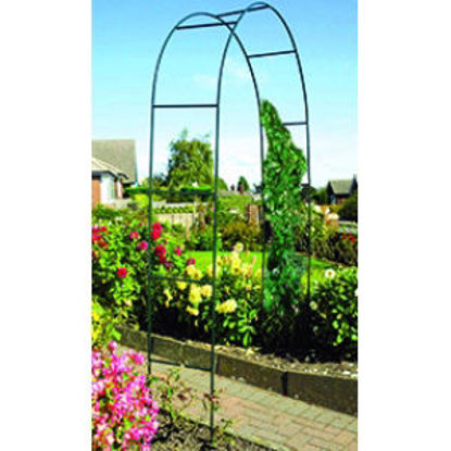 Immagine di Arco in ferro per decorazione giardino, dimensione 140x38 cm., h.240 cm.                                                                                                                                                                                                                                                                                                                                                                                                                                            