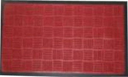 Immagine di Zerbino scacchi rosso cm.45x75                                                                                                                                                                                                                                                                                                                                                                                                                                                                                      