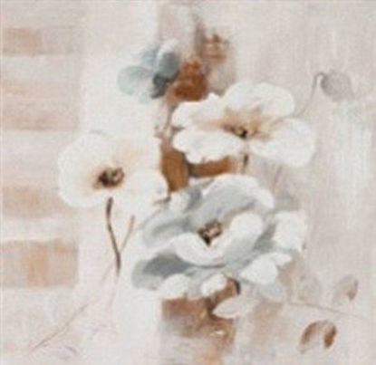 Immagine di Quadro olio fiori col. pastello 60x60x2,                                                                                                                                                                                                                                                                                                                                                                                                                                                                            