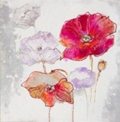 Immagine di Quadro olio fiori ros/b.chi 100x100x2,8                                                                                                                                                                                                                                                                                                                                                                                                                                                                             
