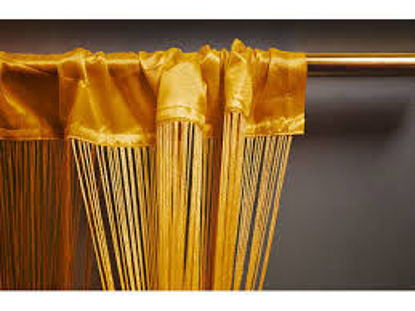 Immagine di Tenda beauty da inerno in poliestere color golden cm.100x220                                                                                                                                                                                                                                                                                                                                                                                                                                                        
