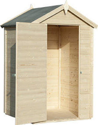 Immagine di Casetta/armadio corlo dimensioni cm. 122x65,piccola casetta ripostiglio di qualita' superiore, ottima come spogliatoio e armadio da terrazzo.                                                                                                                                                                                                                                                                                                                                                                       