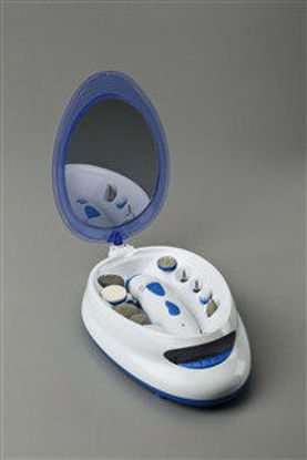 Immagine di Set manicure-pedicure con asciugasmalto, 2 velocita', specchio orientabile 360°                                                                                                                                                                                                                                                                                                                                                                                                                                     
