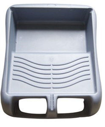 Immagine di Maxivaschetta in plastica grigia per rulli fino a 30cm                                                                                                                                                                                                                                                                                                                                                                                                                                                              