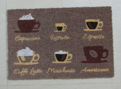 Immagine di Zerbino con tazze di caffè 45x75cm                                                                                                                                                                                                                                                                                                                                                                                                                                                                                  