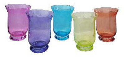 Immagine di Vaso  in vetro spring altezza cm.20 diametro 14 colori assortiti                                                                                                                                                                                                                                                                                                                                                                                                                                                    