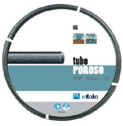 Immagine di Tubo poroso gocciolante nero diametro mm.12,5 lunghezza mt.15                                                                                                                                                                                                                                                                                                                                                                                                                                                       