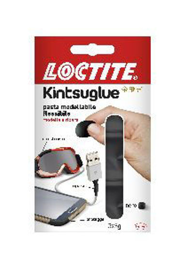 Immagine di Loctite kintsuglue pasta modellabile per riparare qualsiasi oggetto confezione 3 x 5gr. nero                                                                                                                                                                                                                                                                                                                                                                                                                        