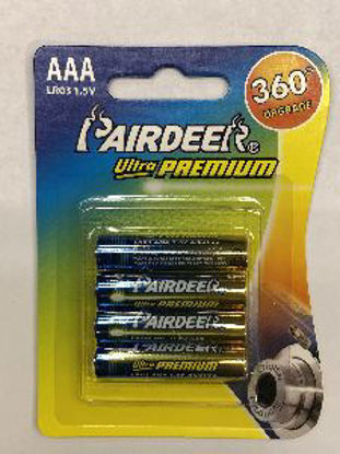 Immagine di Batteria ultra premium, ministilo aaa, lr03, 1,5 volt, confezione 4 pezzi.                                                                                                                                                                                                                                                                                                                                                                                                                                          