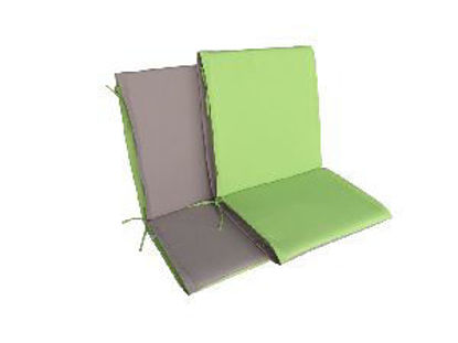 Immagine di cuscino per schienale medio, dimensioni cm. 84x45 spessore cm.4, colore double face green/dover                                                                                                                                                                                                                                                                                                                                                                                                                     