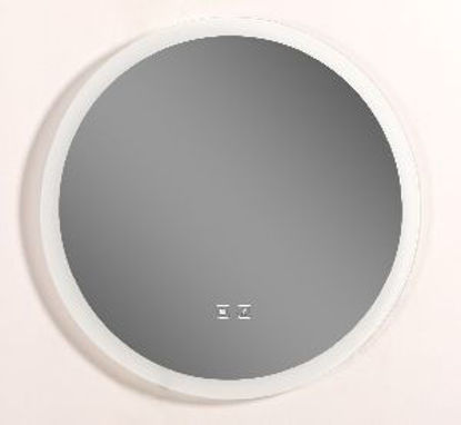 Immagine di Specchio rotondo con illuminazione cornice a led, vetro anti appannamento, misura diametro cm. 60                                                                                                                                                                                                                                                                                                                                                                                                                   