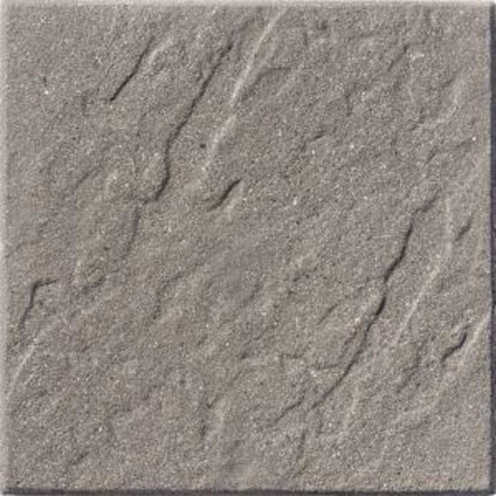 Immagine di lastra in pietra ricostruita sabbiata e bisellata, decorazione roccia grigio antracite, dimensioni cm.40x40                                                                                                                                                                                                                                                                                                                                                                                                         