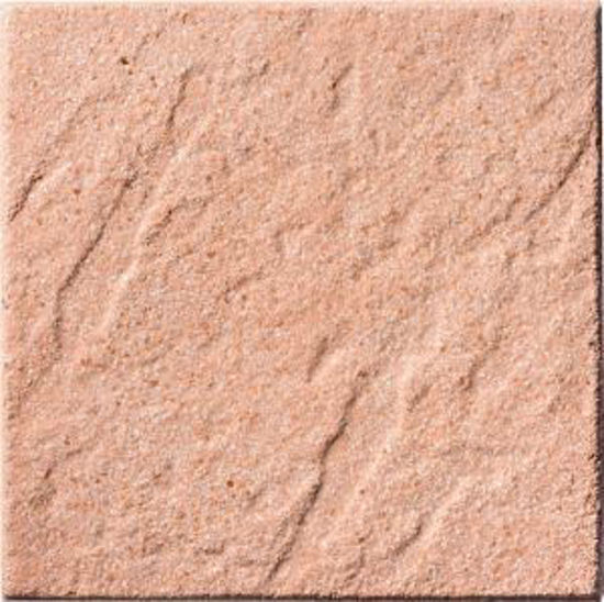Immagine di lastra in pietra ricostruita sabbiata e bisellata, decorazione roccia rosa, dimensioni cm.40x40                                                                                                                                                                                                                                                                                                                                                                                                                     